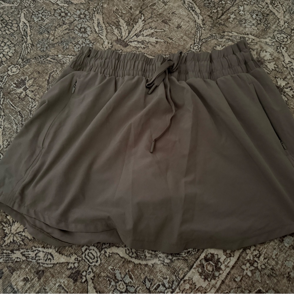 all in motion grey brown Active Skirt with Drawstring Waist